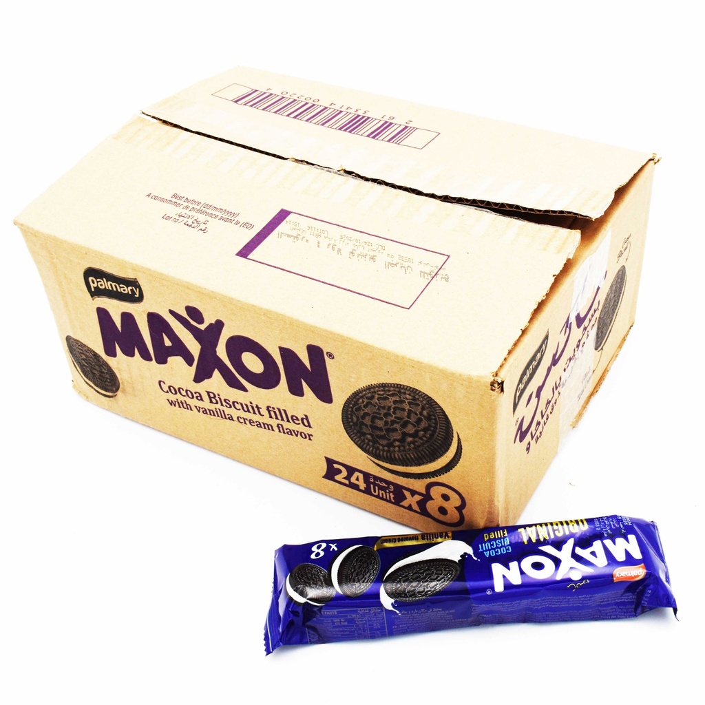 MAXON BISC NOIR VANIL 76g*24