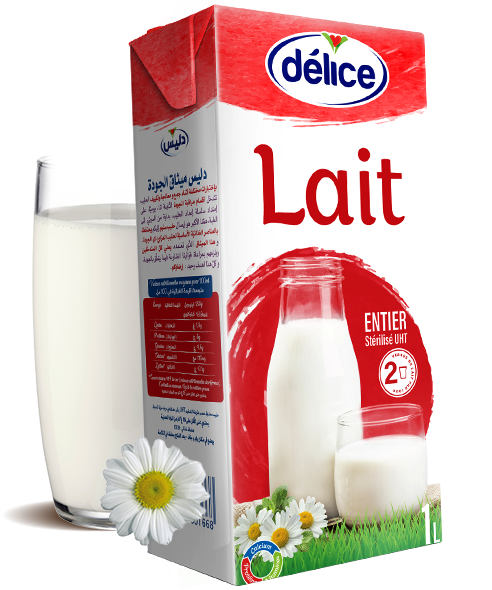 LAIT ENTIER DELICE 1L