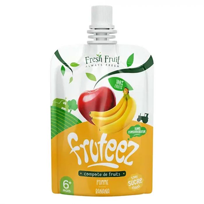 COMPOTE BANANE FRUTEEZ