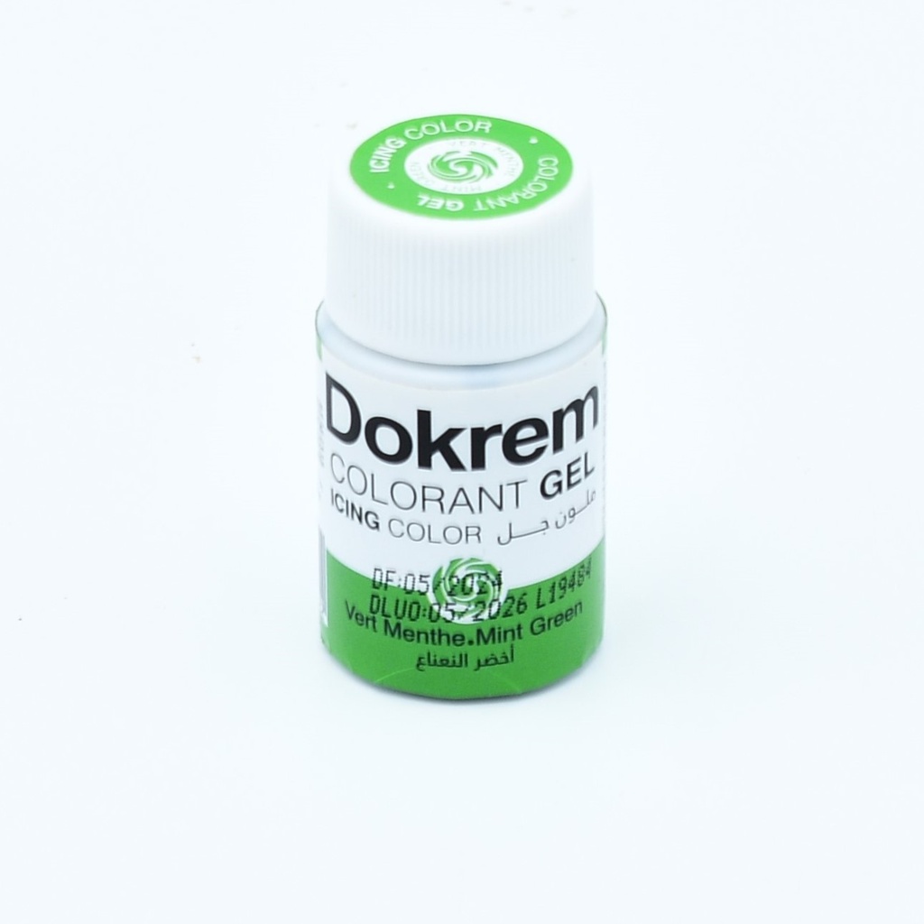 COLORANT GEL VERT MENTHE 30GR DOKREM