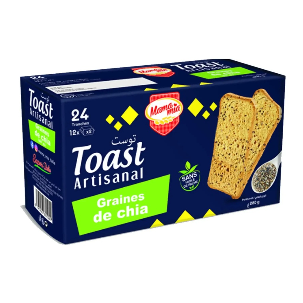 TOAST GRAIN DE CHIA