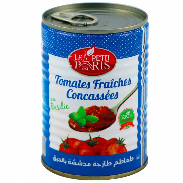 TOMATE CONCASSEE AU BASILIC PTITPARIS