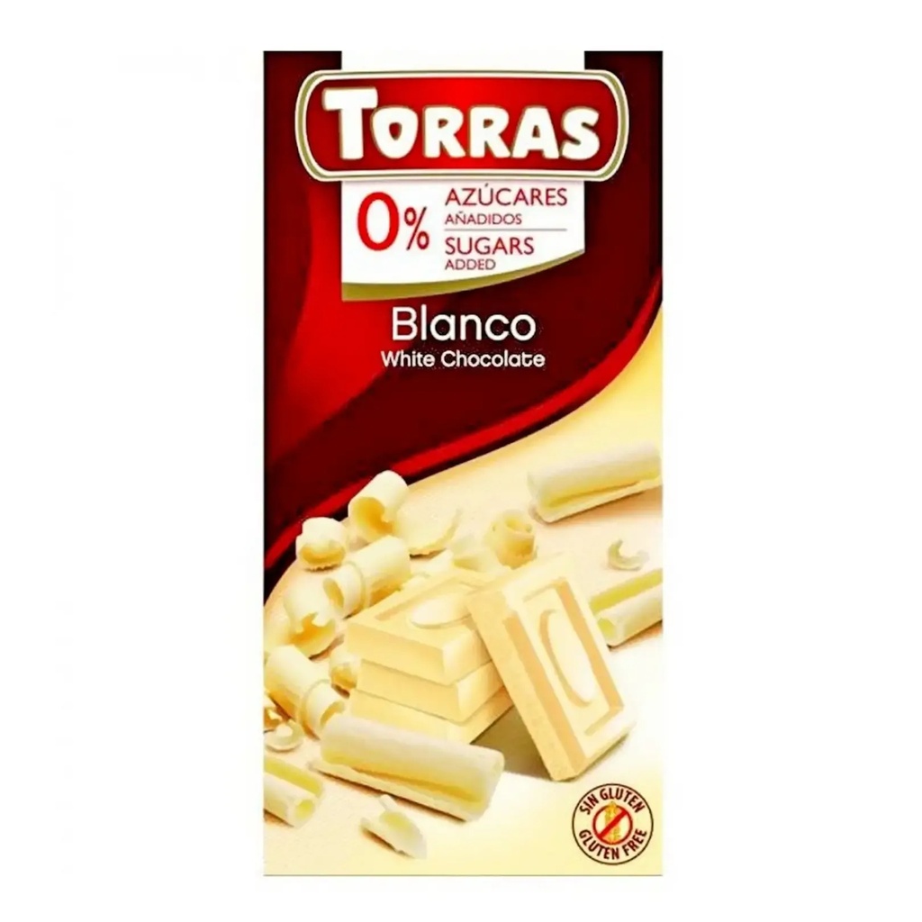 CHOCOLAT BLANC TORRAS 75G