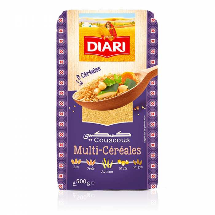 COUSCOUS MULTICEREALES DIARI  500G
